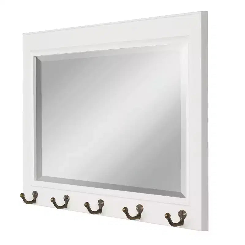 Miroir de pub 36 x 18 avec crochets en métal