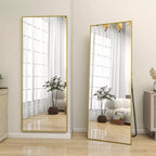 Miroir rectangulaire psyché, 64x21 / 58x18 pour salle de bain
