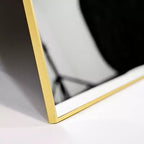 Miroir rectangulaire psyché, 64x21 / 58x18 pour salle de bain