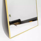 Miroir rectangulaire psyché, 64x21 / 58x18 pour salle de bain