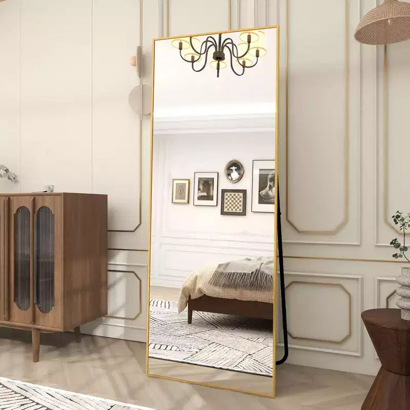 Miroir rectangulaire psyché, 64x21 / 58x18 pour salle de bain