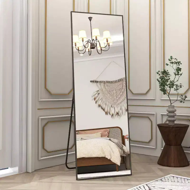 Miroir rectangulaire psyché, 64x21 / 58x18 pour salle de bain
