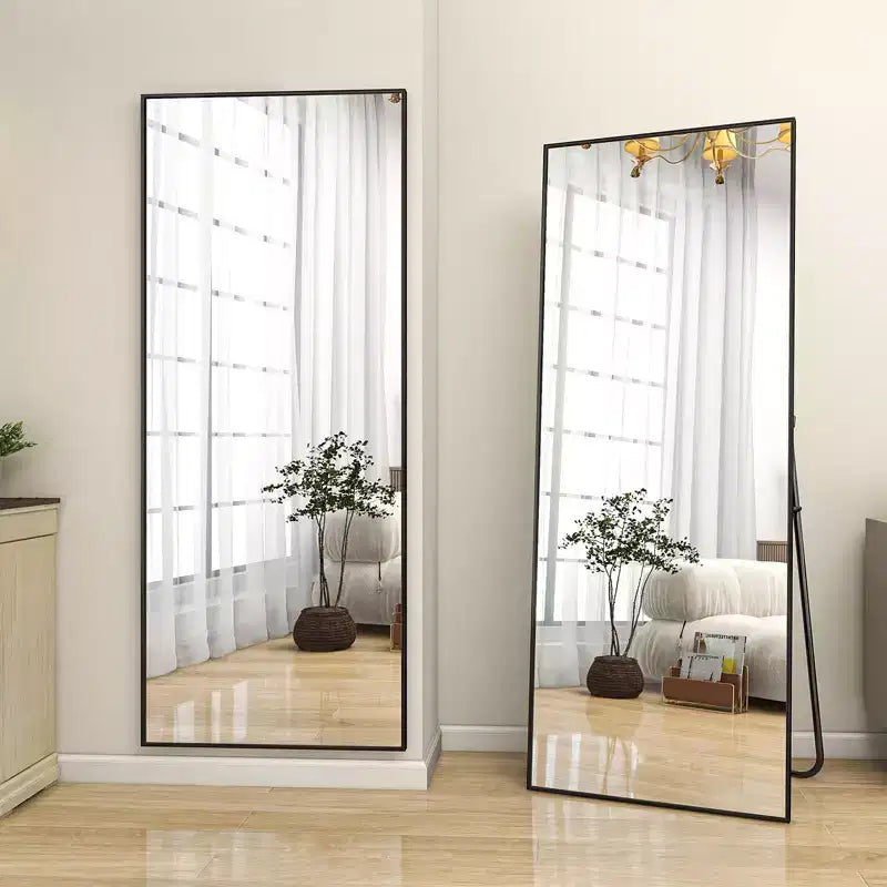 Miroir rectangulaire psyché, 64x21 / 58x18 pour salle de bain