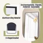 Miroir rectangulaire psyché, 64x21 / 58x18 pour salle de bain