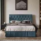 Lit plateforme Zachary – Cadre de lit moderne rembourré