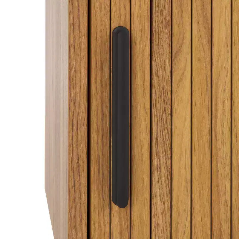 Meuble TV à rideaux coulissants – Console TV avec rangement à portes coulissantes